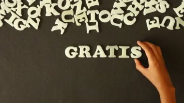 Ücretsiz teslimat yazım bir kişi
