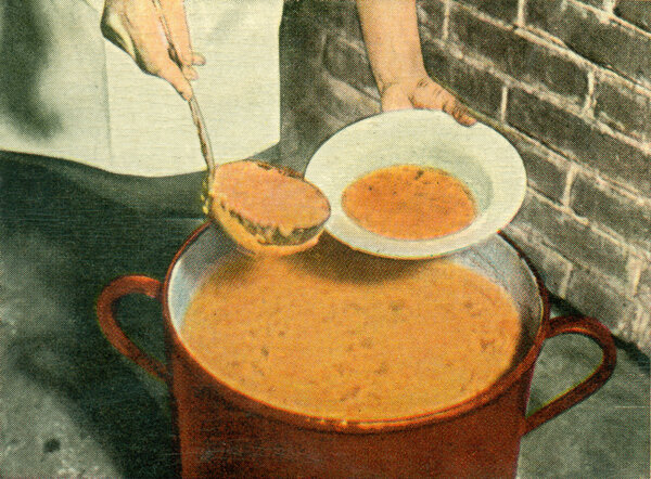 Винтажная немецкая сигаретная карта
