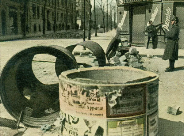 Alte deutsche Zigarettenkarte — Stockfoto