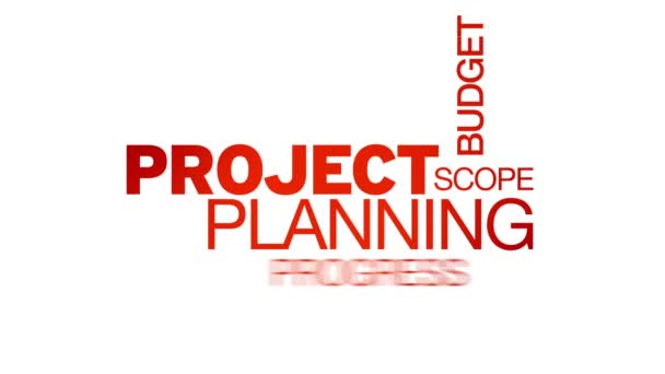 Planification de projet Word Cloud Animation 