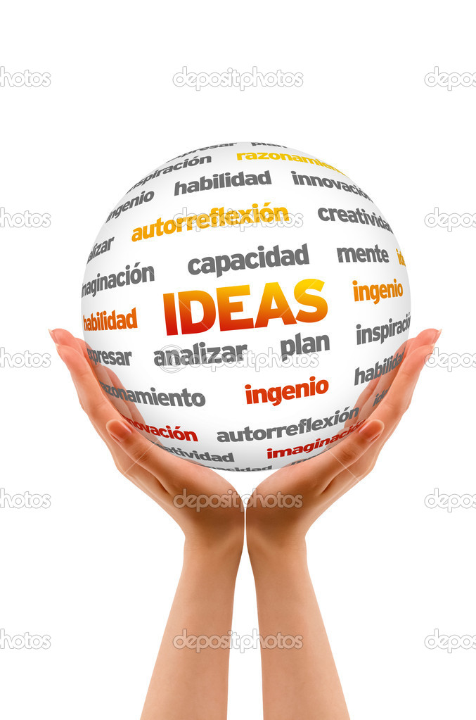 Holding an Ideas Sphere (In Spanish)