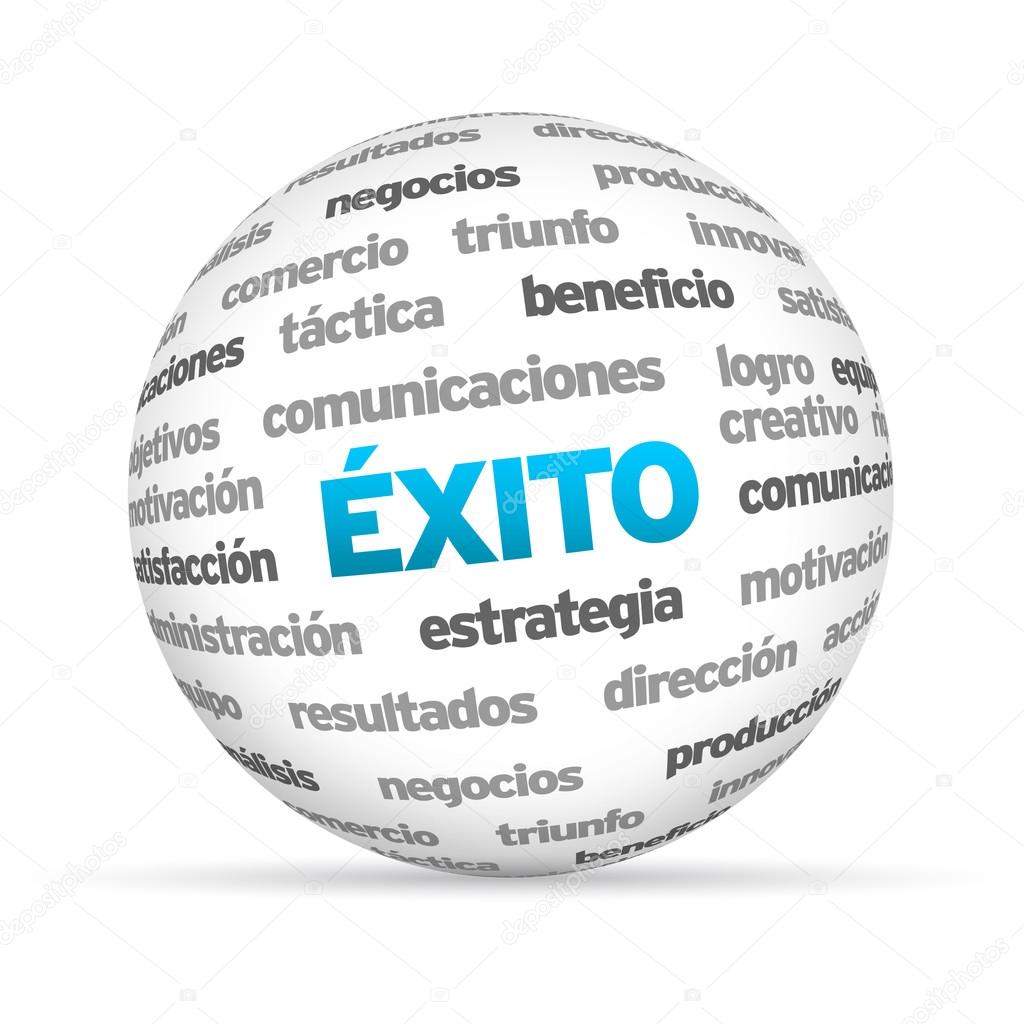 Success Word Sphere (In Spanish)