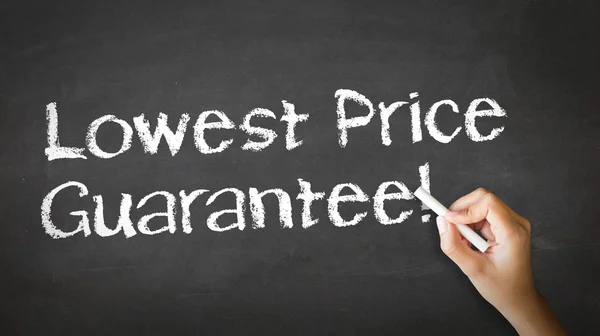 Lowest Price Guarantee Chalk Illustration — Stock Photo, Image