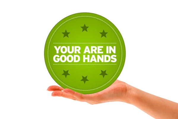 You Are in Good Hands — Stock Photo, Image