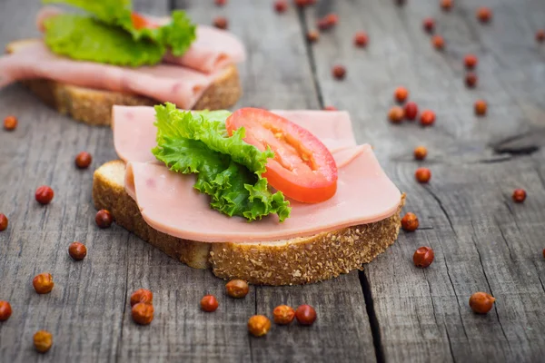 Ham Sandwich — Stock Photo, Image