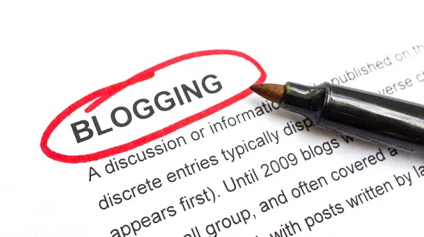 Blogging Concept — Stock Photo, Image