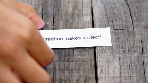 Practice Makes Perfect — Stock Video