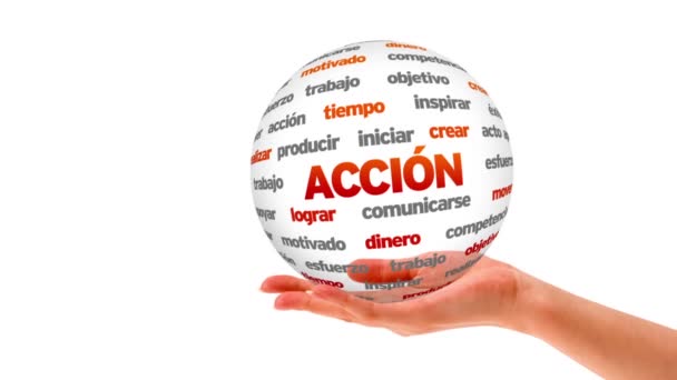 Action word sphere (en espagnol) ) — Video