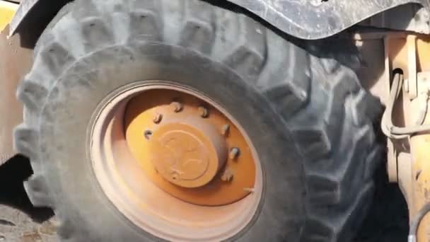 纺丝轮胎 — 图库视频影像