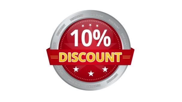 Sconto del 10% — Video Stock