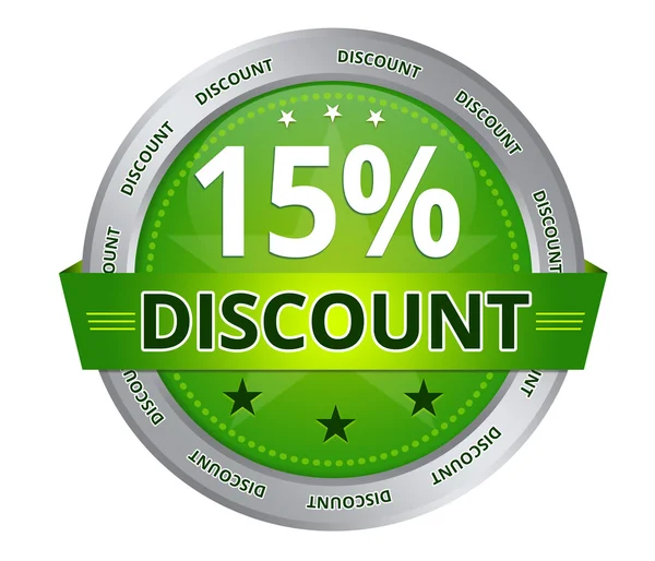 15 percent Discount — Stock Photo, Image