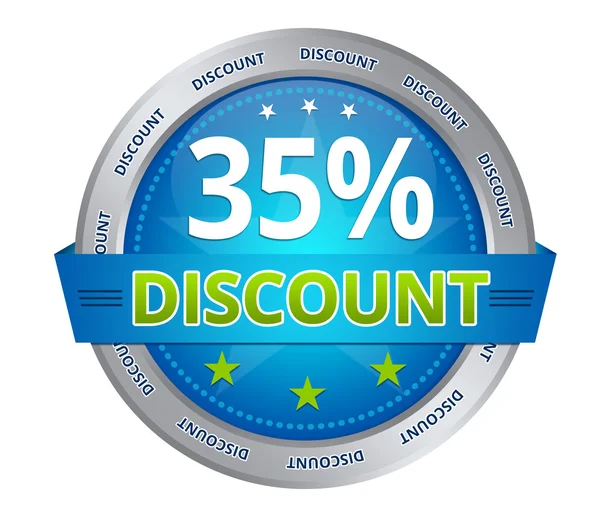35 percent discount — Stock Photo, Image