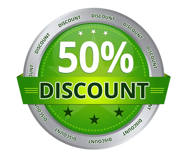 50 percent Discount — Stock Photo, Image