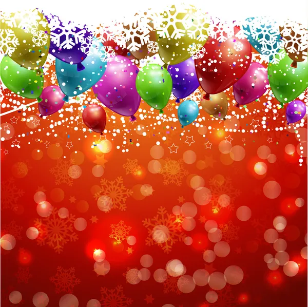 Christmas balloons — Stock Photo © kjpargeter #5045628