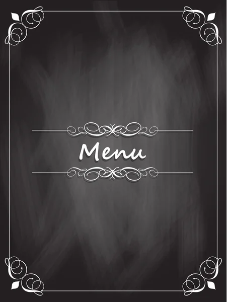 Palatábla menü design — Stock Fotó