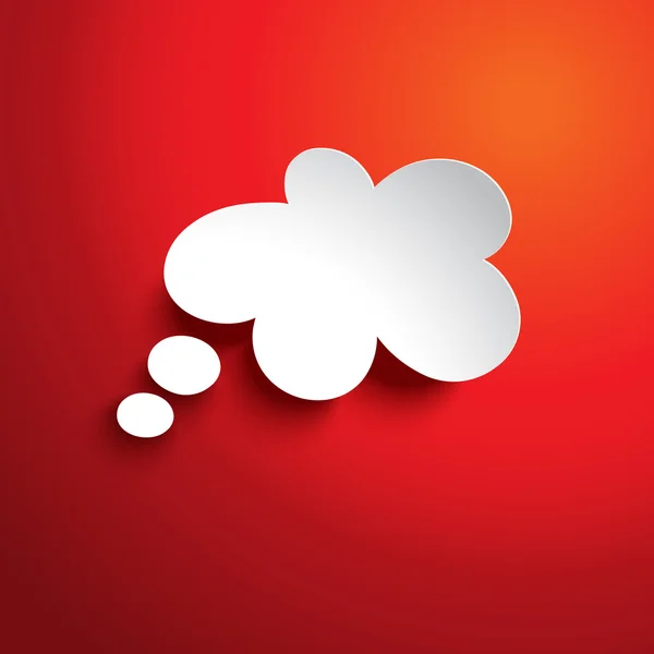 Cloud speech bubble — Stock Photo, Image