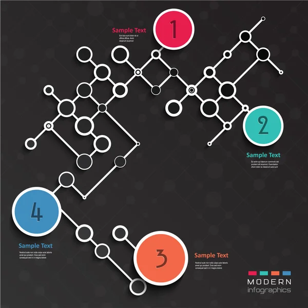 Design de infográficos — Fotografia de Stock