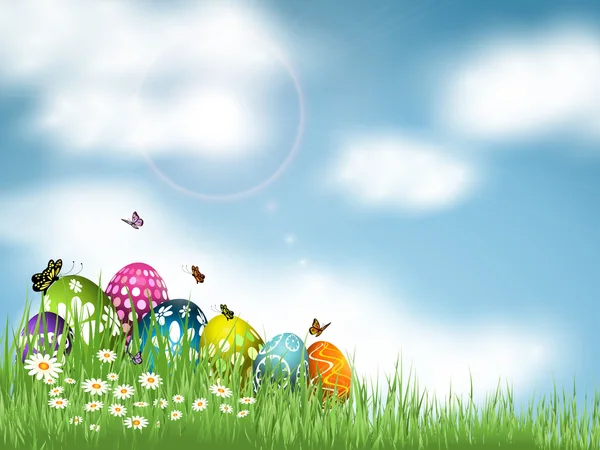 Easter Egg background — Stock Photo, Image