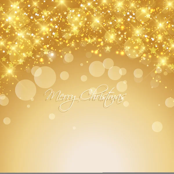 Złote tło Boże Narodzenie — Zdjęcie stockowe