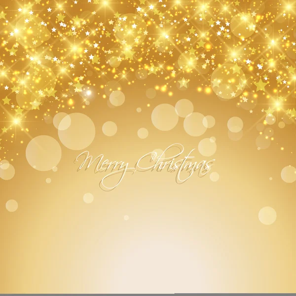 Gold Weihnachten Hintergrund — Stockfoto