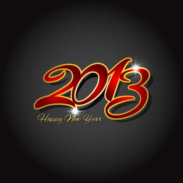 Happy new year on carbon fibre — Stock Photo, Image