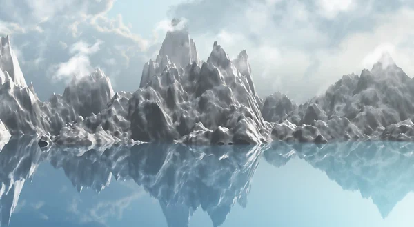 Ледяная гора — стоковое фото