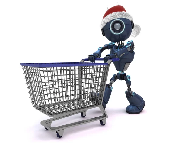 Android Compras de Natal — Fotografia de Stock