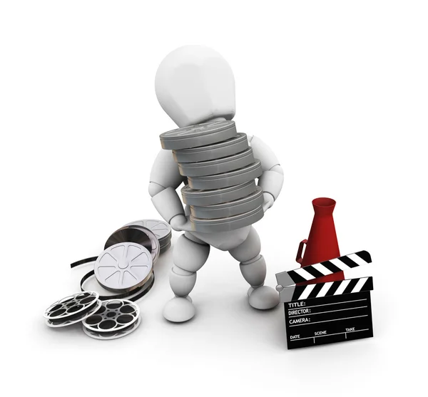 Filmperson — Stockfoto