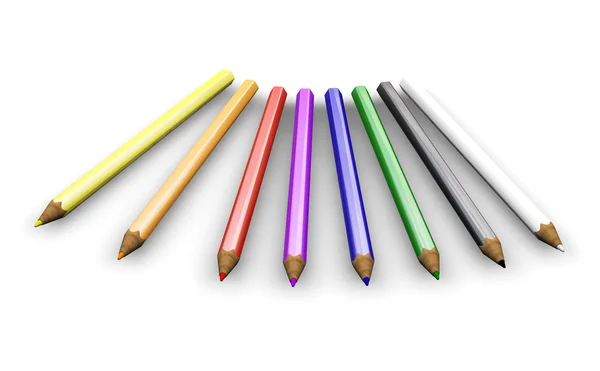 Coloured pencils — Stock Photo, Image