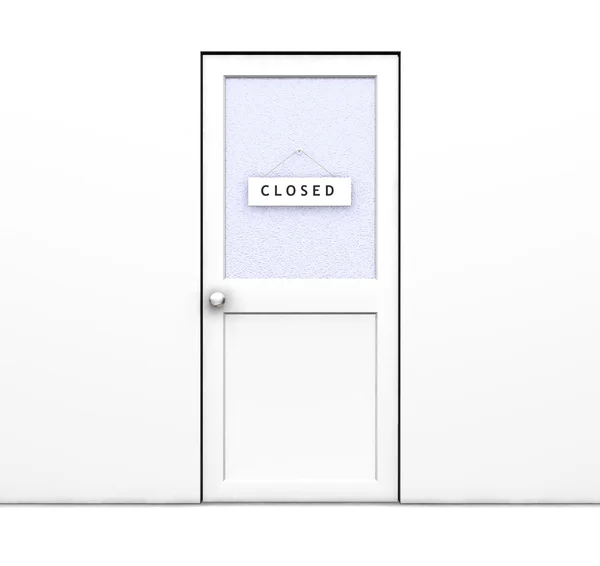 Closed door — Stock Photo, Image