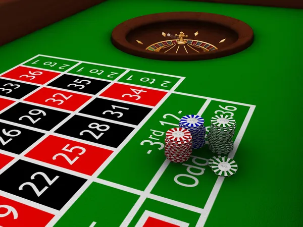 Roulette table — Stock Photo, Image