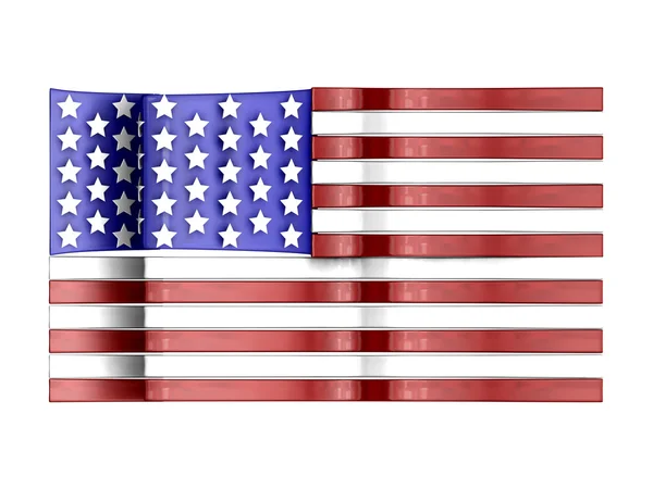 Amerikanische Flagge — Stockfoto