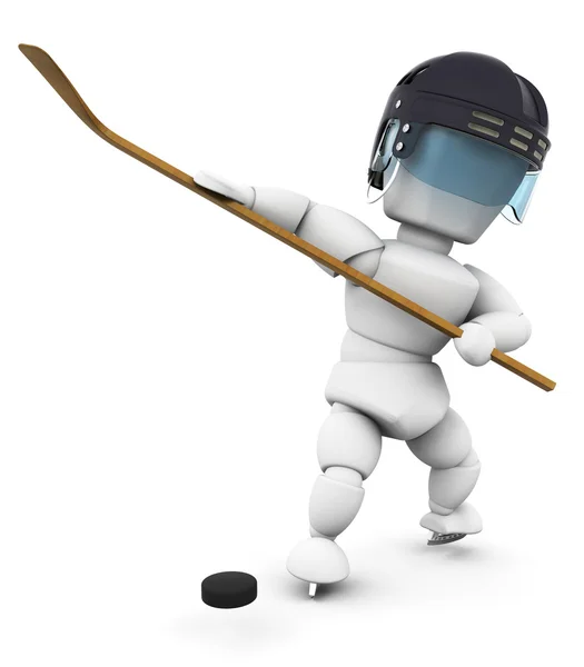 Jugador de hockey sobre hielo —  Fotos de Stock