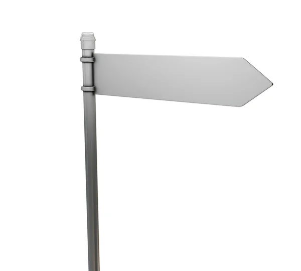 Blank road sign — Stock Photo, Image