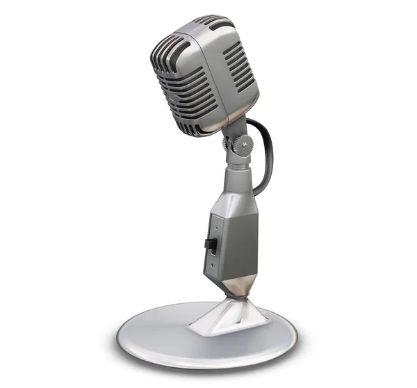 Retro microphone — Stock Photo, Image