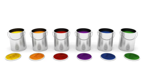 Paint tins — Stock Photo, Image