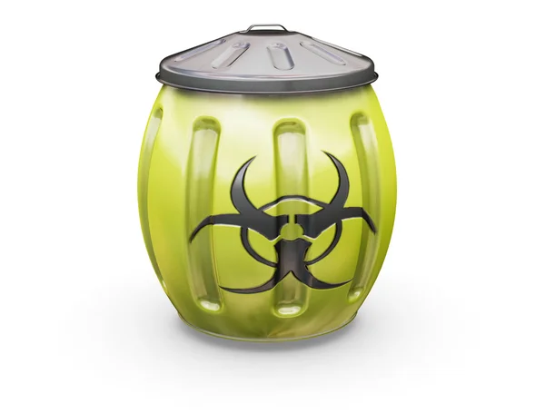 Biohazard bin — Stockfoto