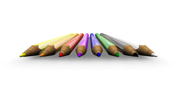 Coloured pencils — Stock Photo, Image