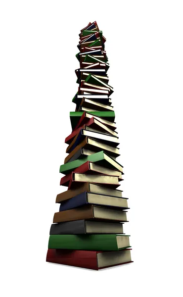 Huge stack of books — Stock Photo, Image