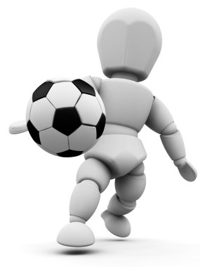 Futbol olan kişi