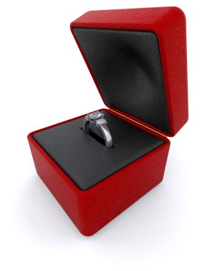 Gümüş engagment yüzük