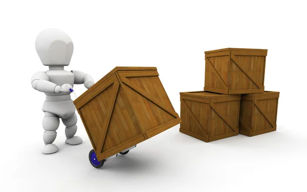 Stacking crates — Stock Photo, Image