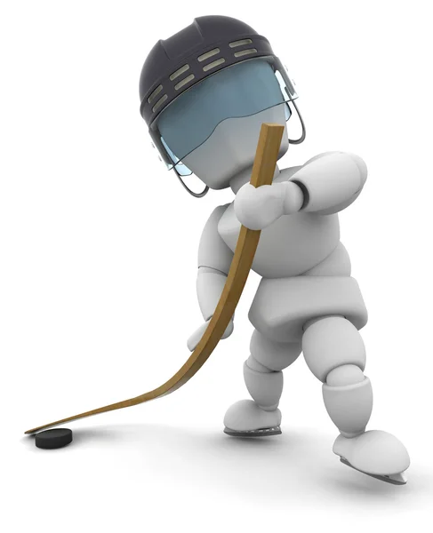 Ice-hockey player — Stock Photo, Image