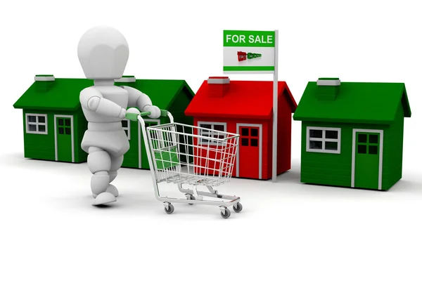 Compras casa — Foto de Stock