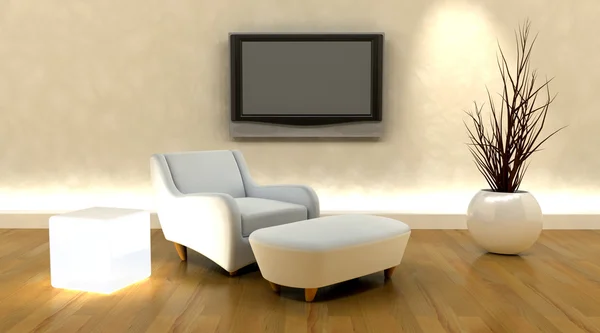 Woonkamer met moderne verlichting — Stockfoto © photographee.eu ... Woonkamer met moderne verlichting — Stockfoto © photographee.eu ...