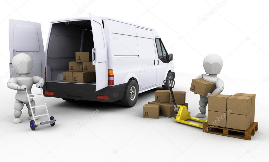 Unloading a van