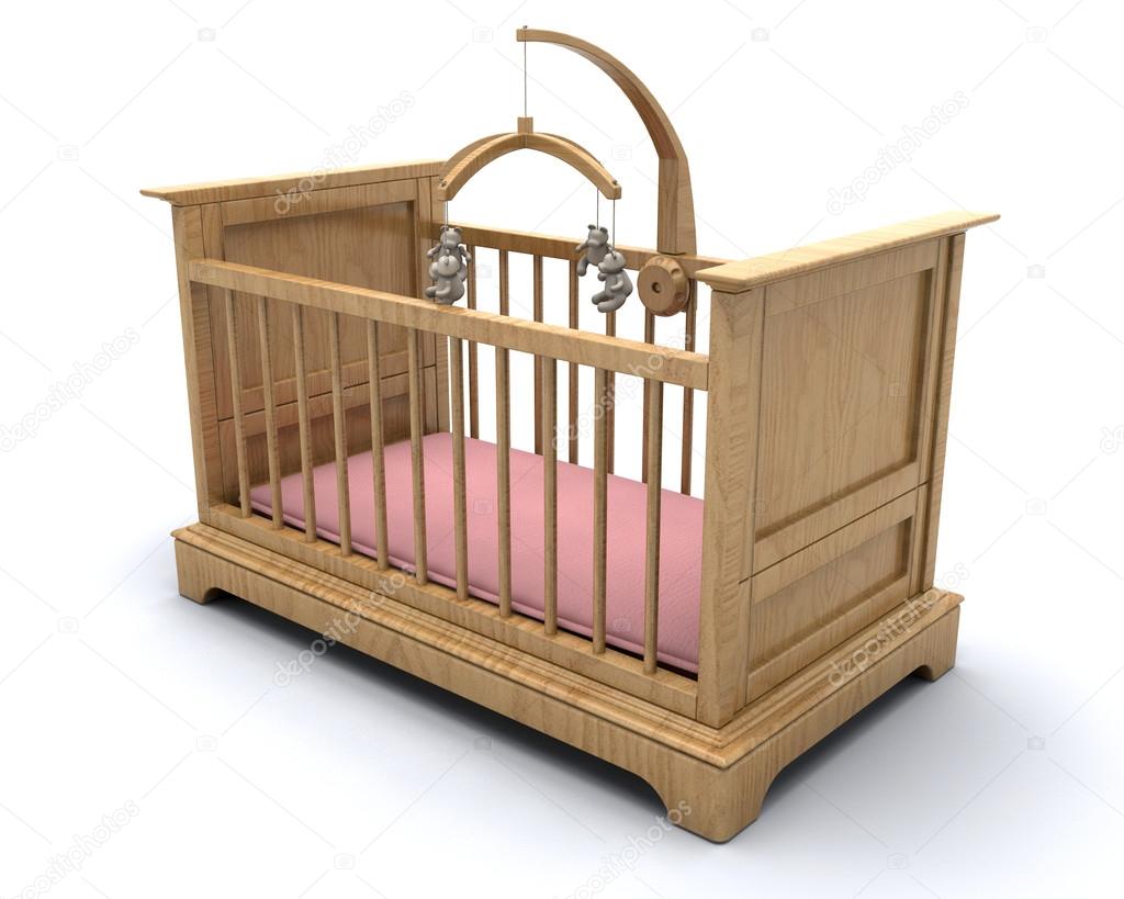 Baby's cot — Stock Photo © kjpargeter 36891187