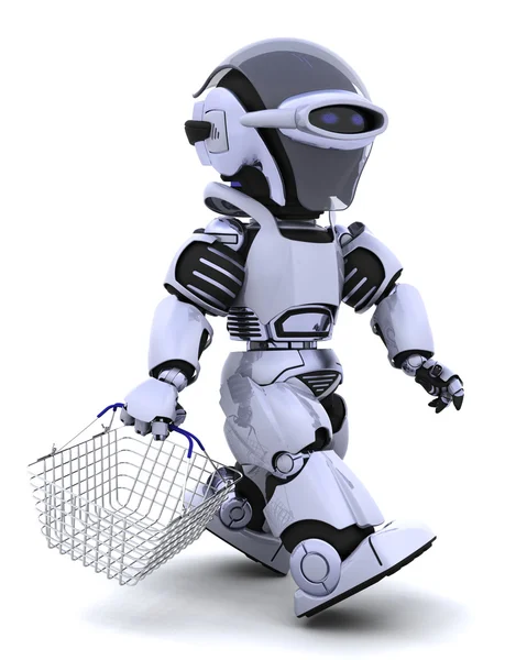 Robot vásárlás — Stock Fotó