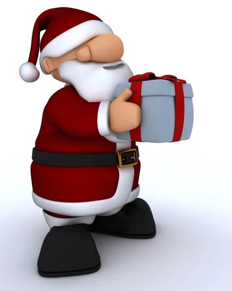 Sevimli Noel Baba charicature — Stok fotoğraf