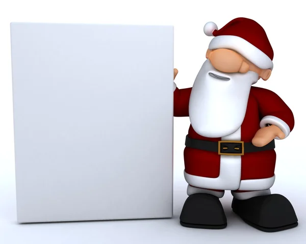 Carino Babbo Natale Charicature — Foto Stock